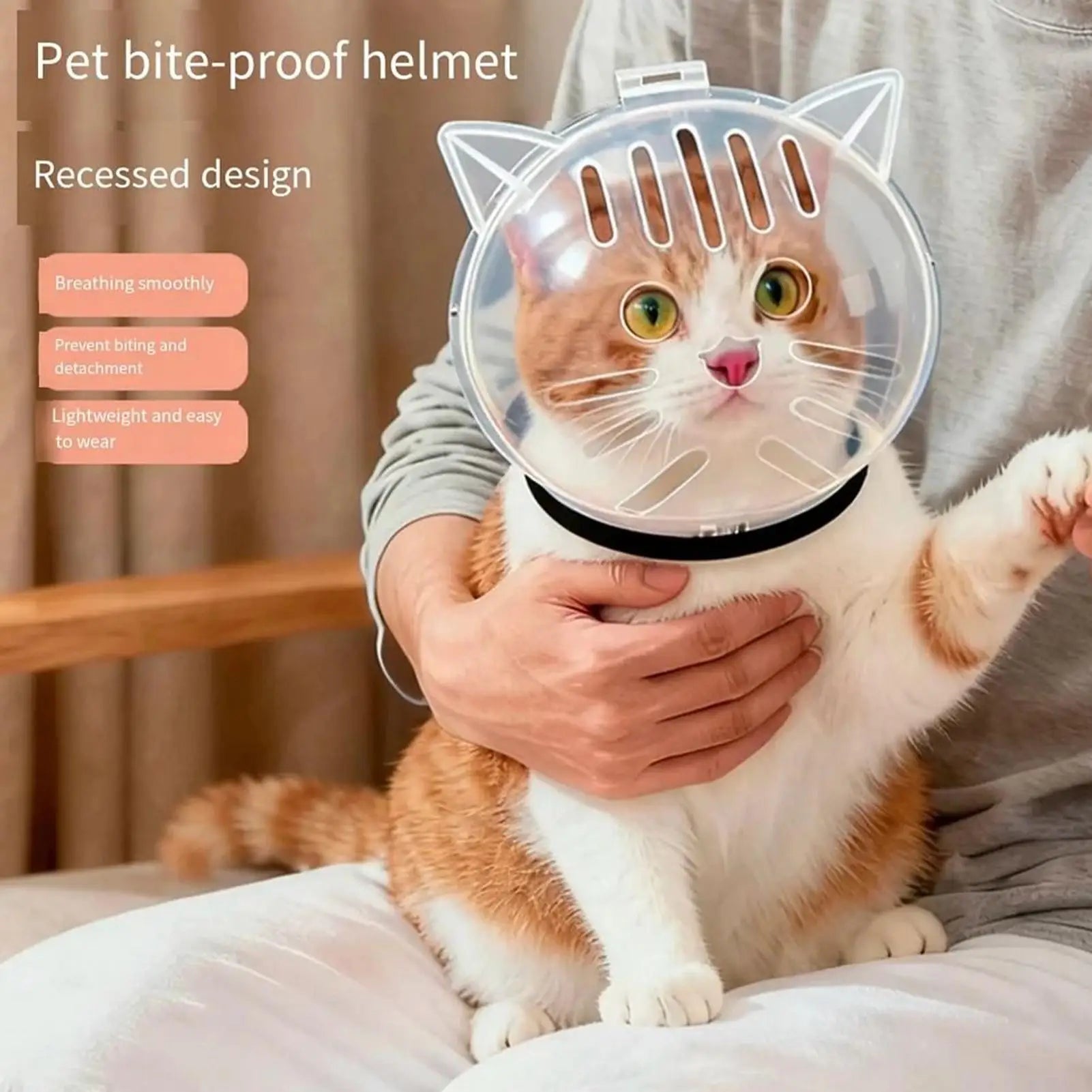 Cúpula de Baño para Gatos — Grooming Sin Estrés Ni Arañazos