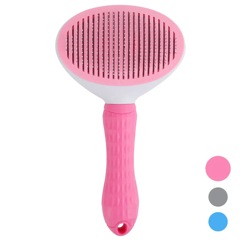 Cepillo autolimpiante para perros y gatos