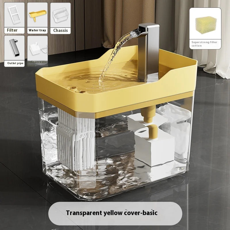 Fuente bebedero automática con filtro para gatos y perros