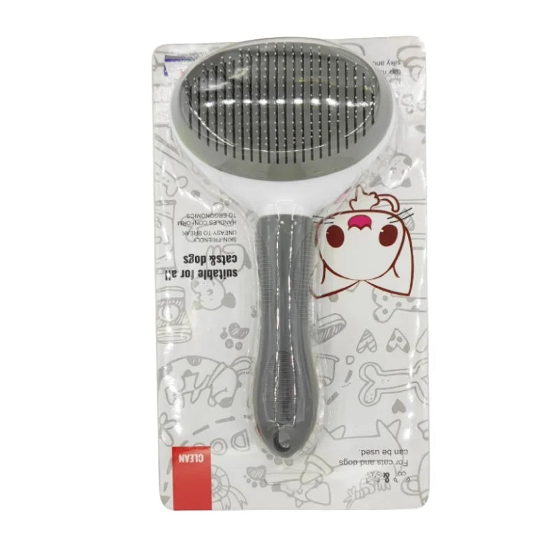 Cepillo autolimpiante para perros y gatos